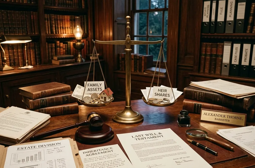 상속재산분할 협의서 작성 법적 요건과 유류분 반환 청구 소송 제기 기한 및 공제 기준, 주제 일러스트